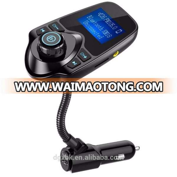 The best price Wireless Car Charger Bluetooth Handsfree car Kit FM Transmitter car mp3 player XK-T10